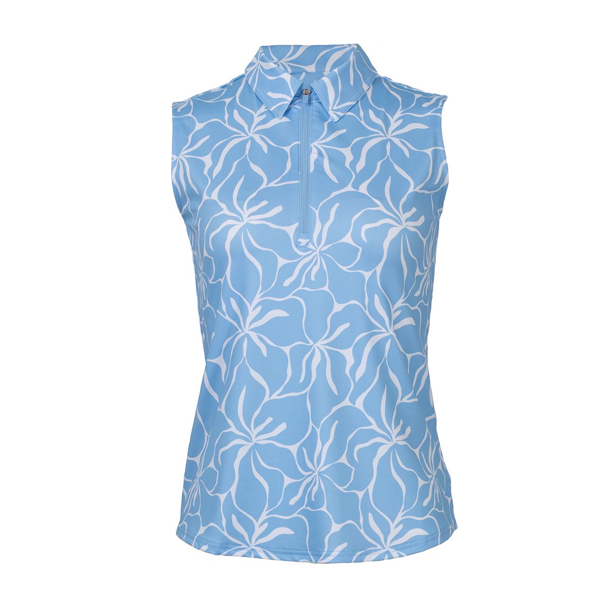 Sleeveless Polo-MAU