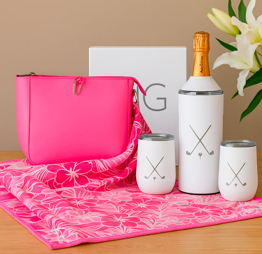 Vinglace + Birdie Balou White and Pink Gift Set