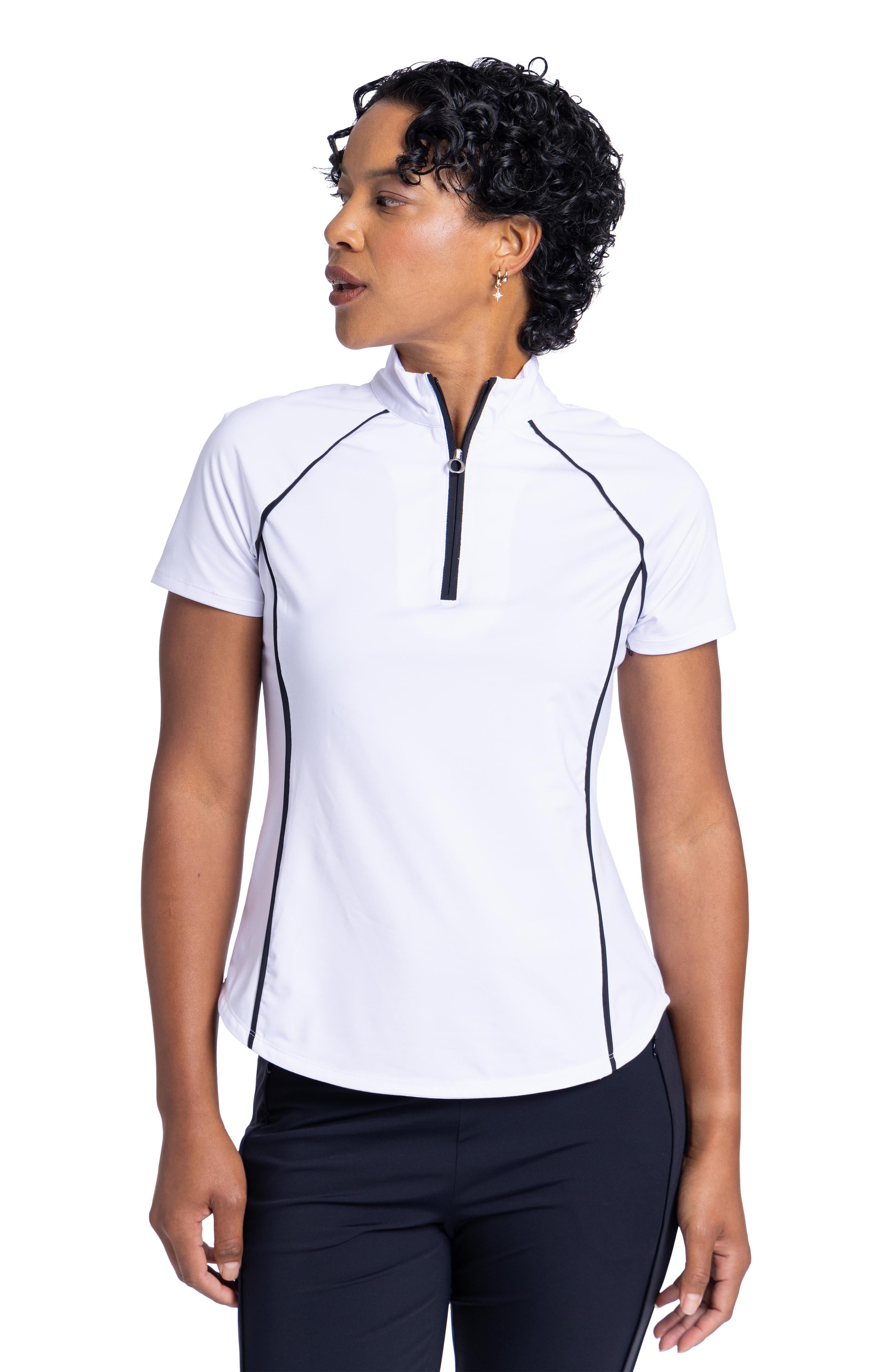 Complete Athlete Shortsleeve Golf Top - White