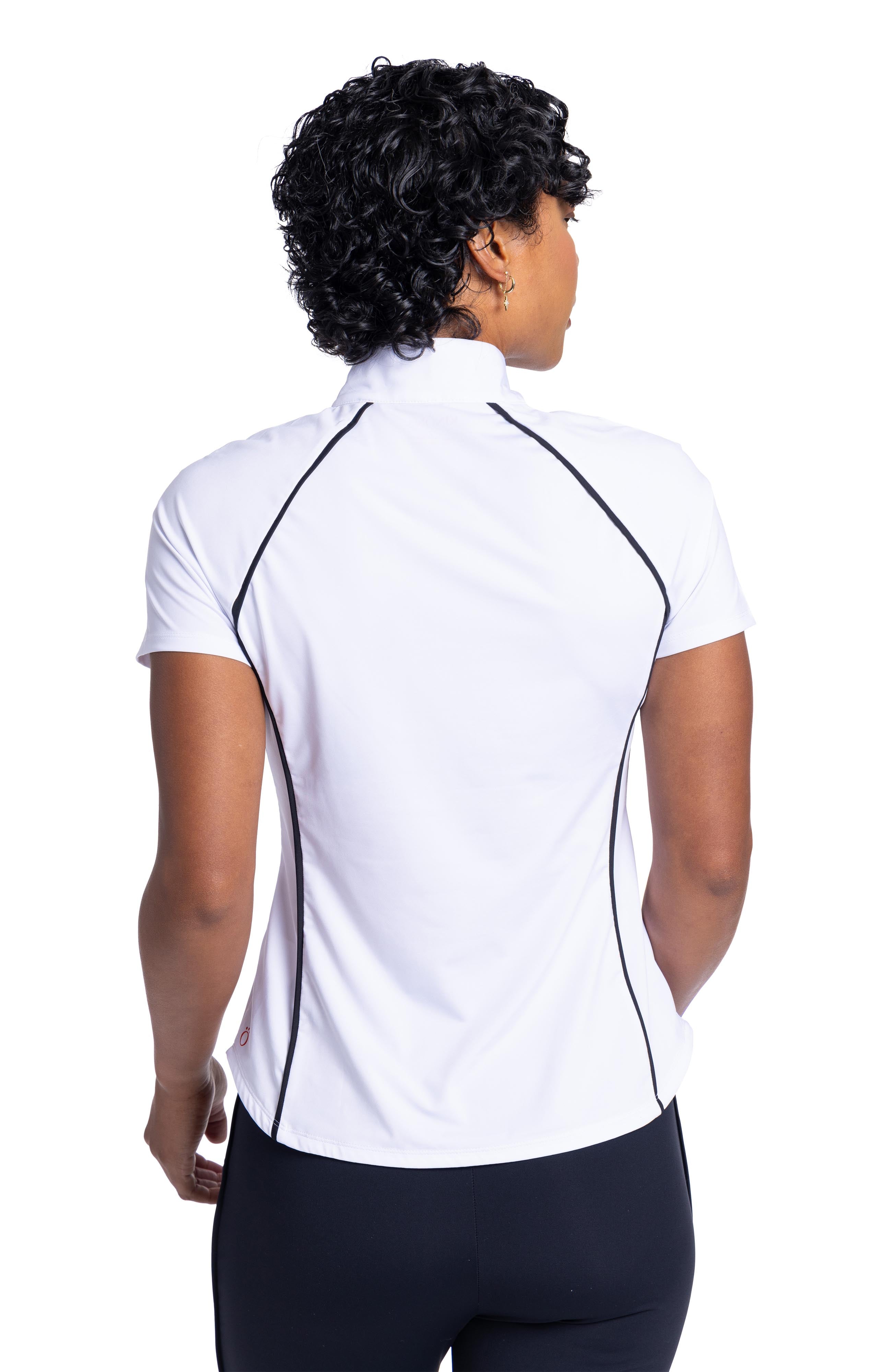 Complete Athlete Shortsleeve Golf Top - White