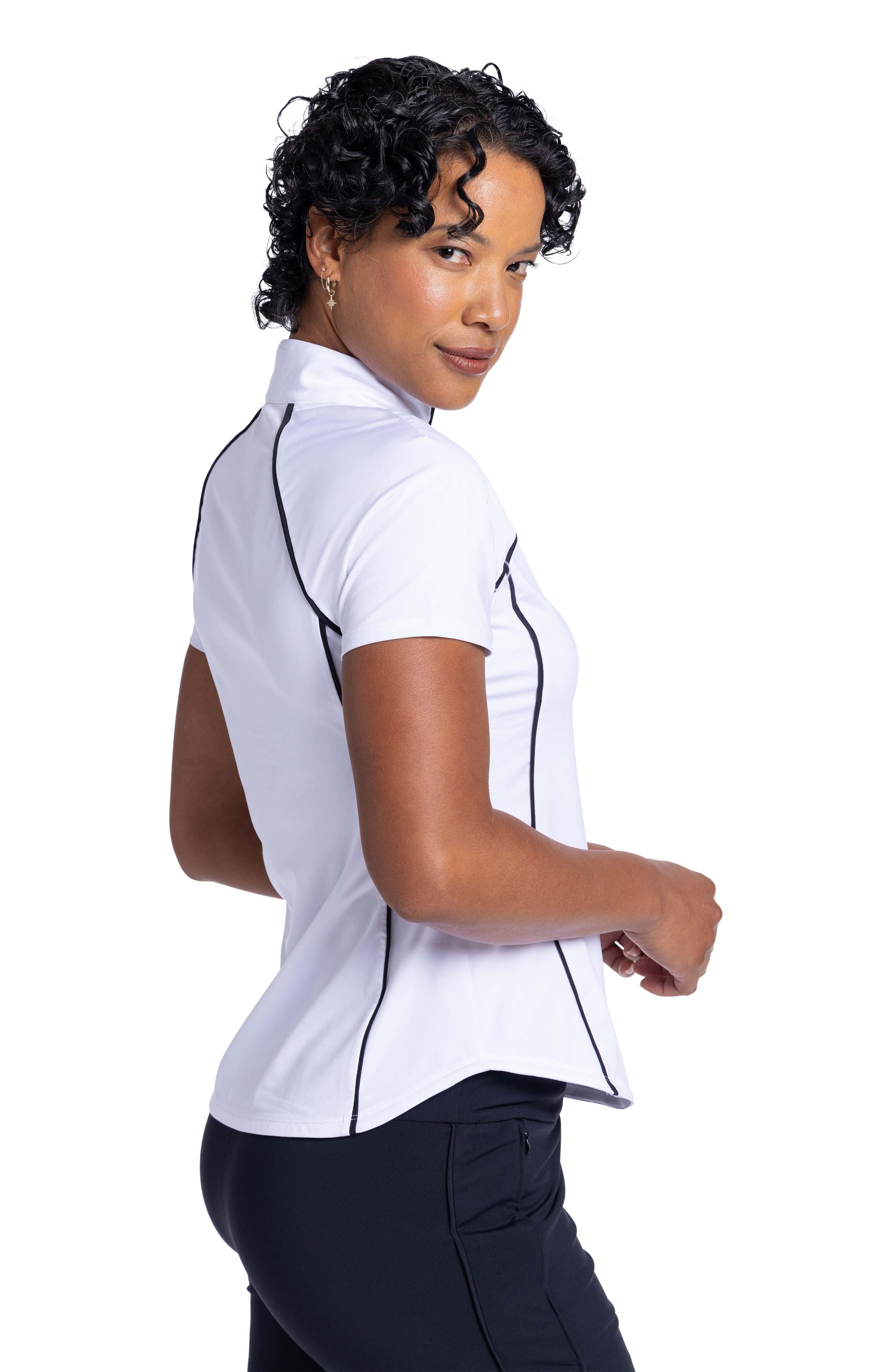 Complete Athlete Shortsleeve Golf Top - White