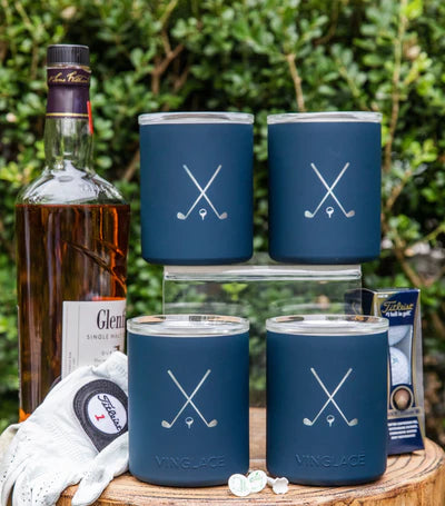 Limited Edition Golf Set of 4 Whiskey Tumblers