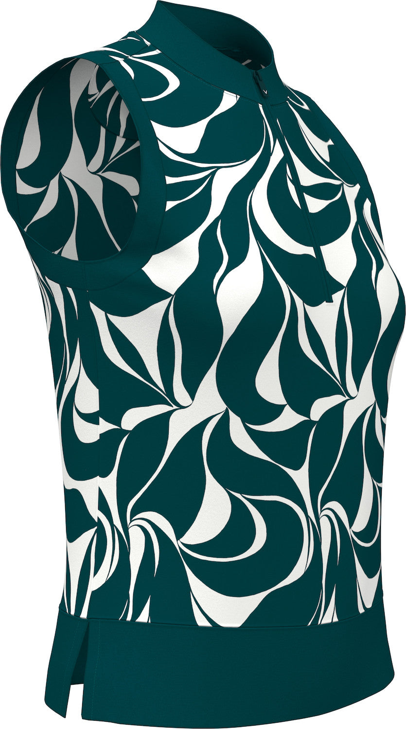 ABSTRACT SWIRL SLEEVELESS TOP - CGKFF0H6