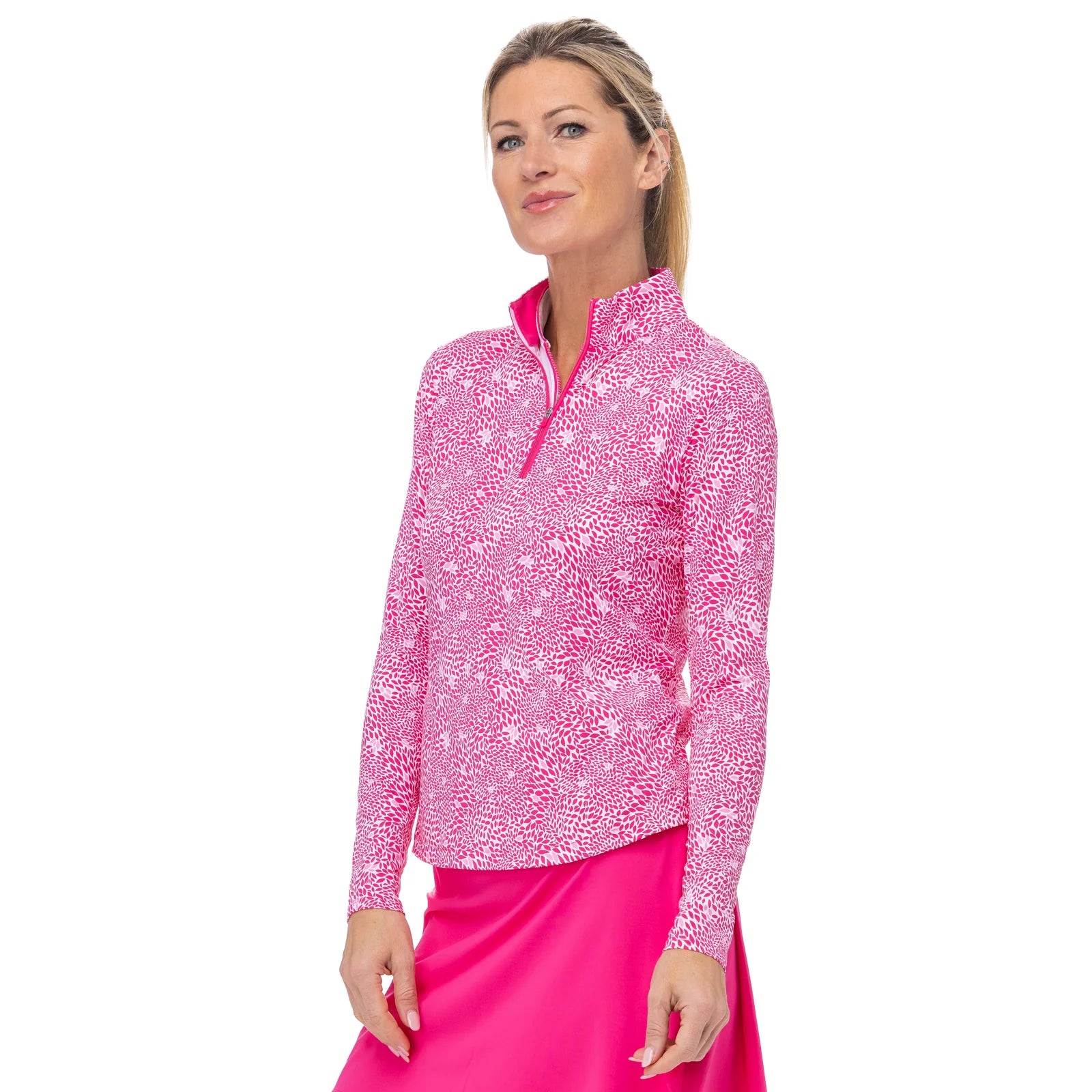 Sadie Mock Long Sleeve Prestwick Petals-TLS0043-PTL