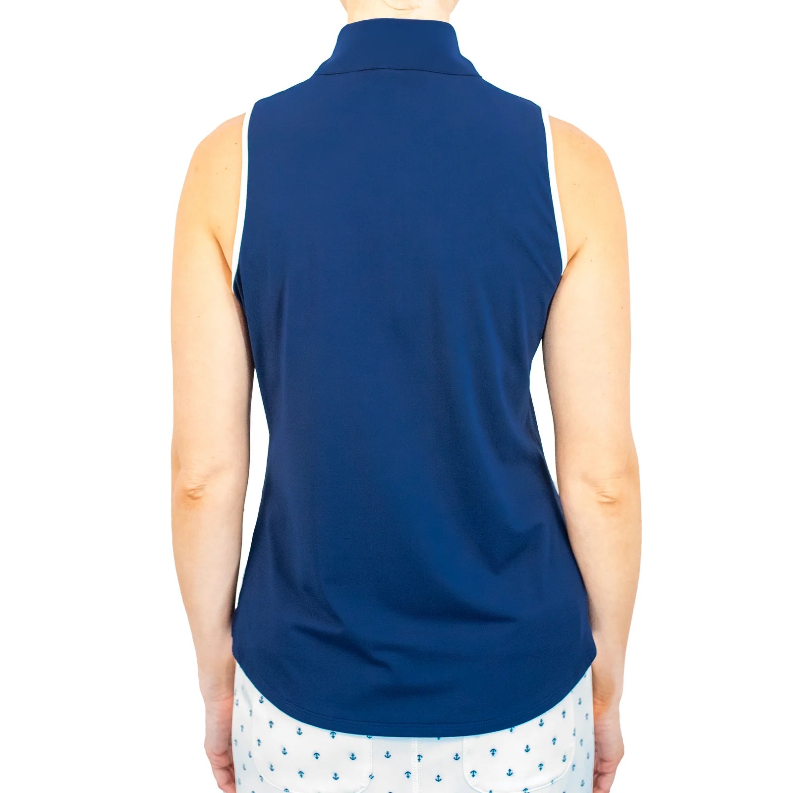 Mock Cutaway Sleeveless-INK - TSL0016