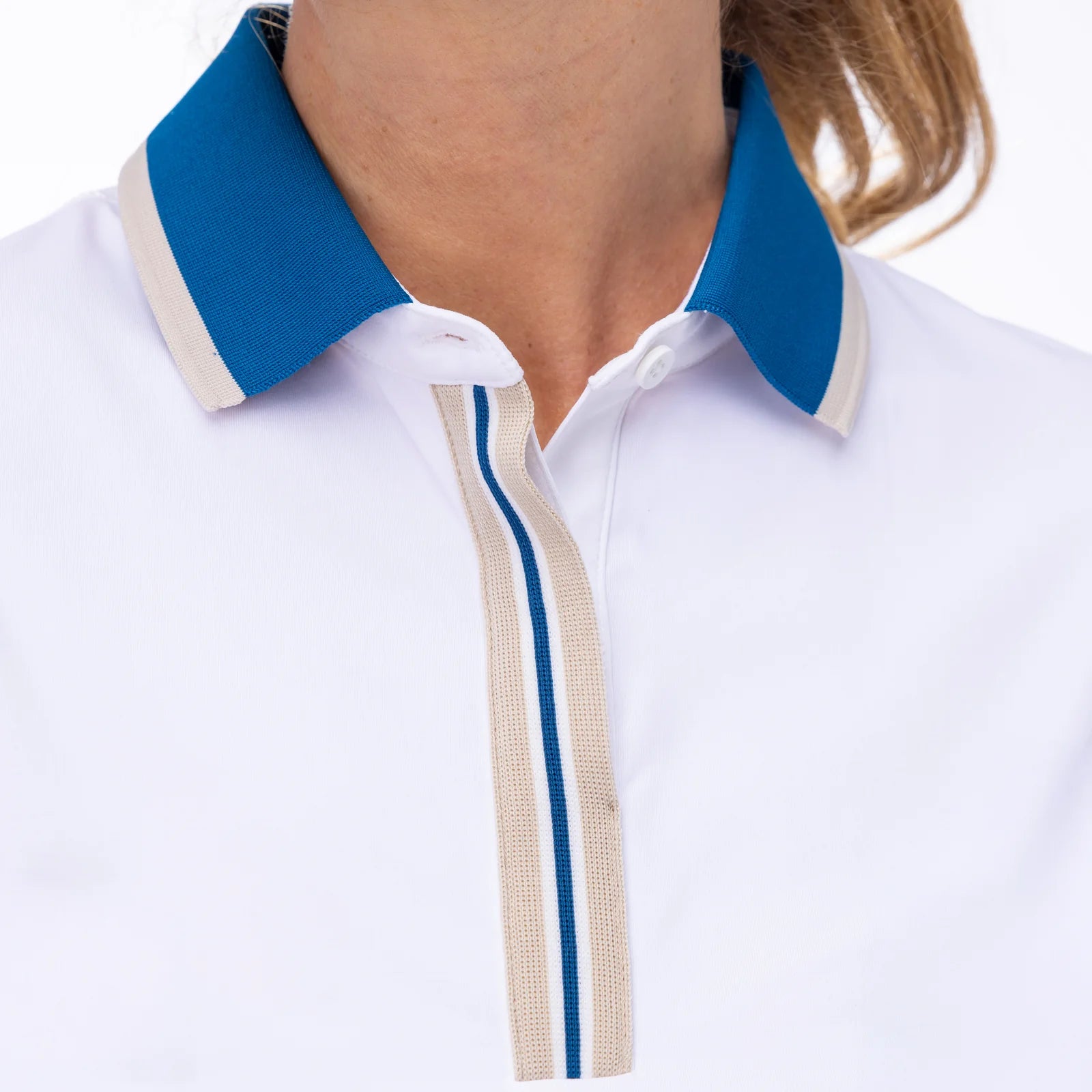 Edinburgh Chalk/Peacock Parker Short Sleeve