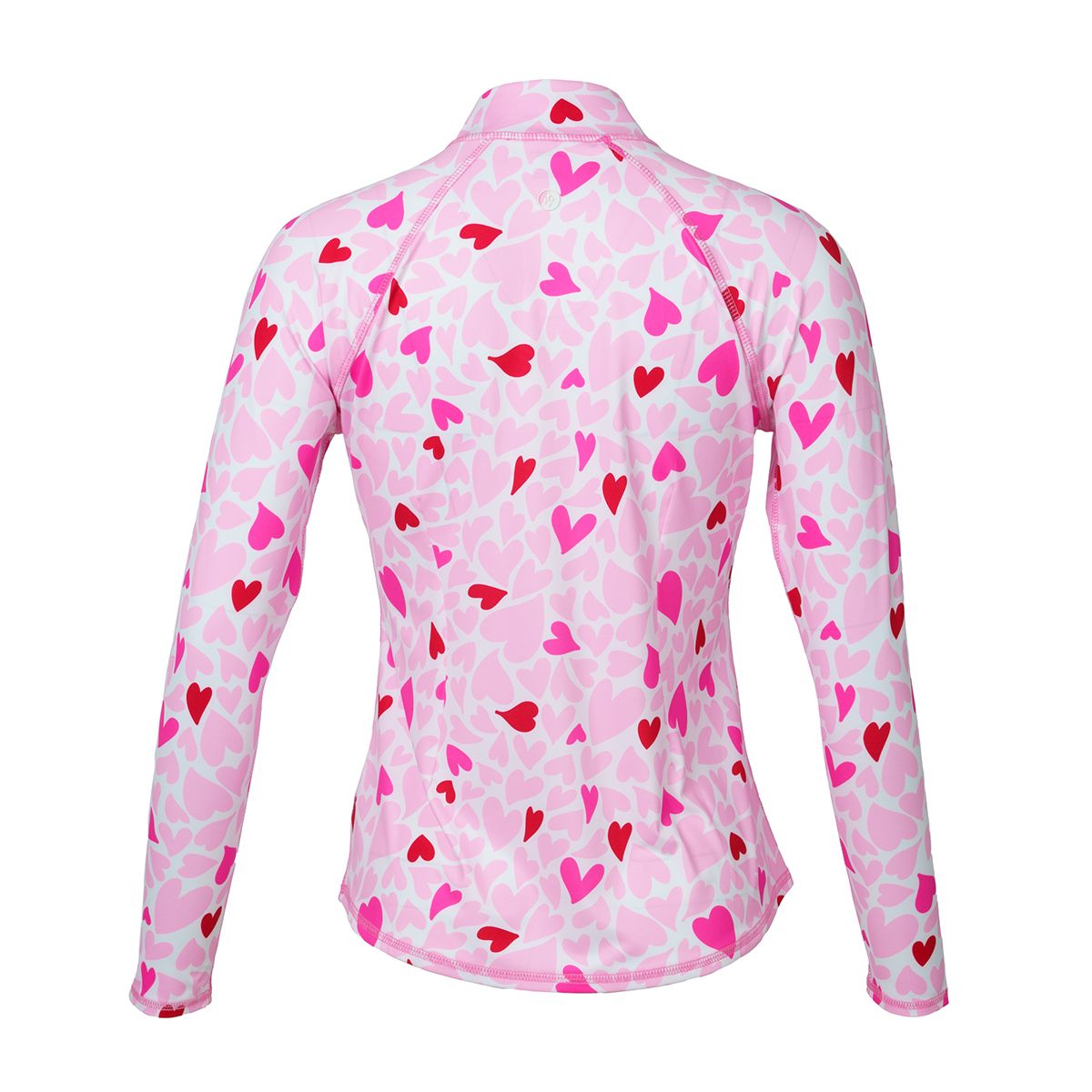 UV Mock Long Sleeve Sweetheart Print