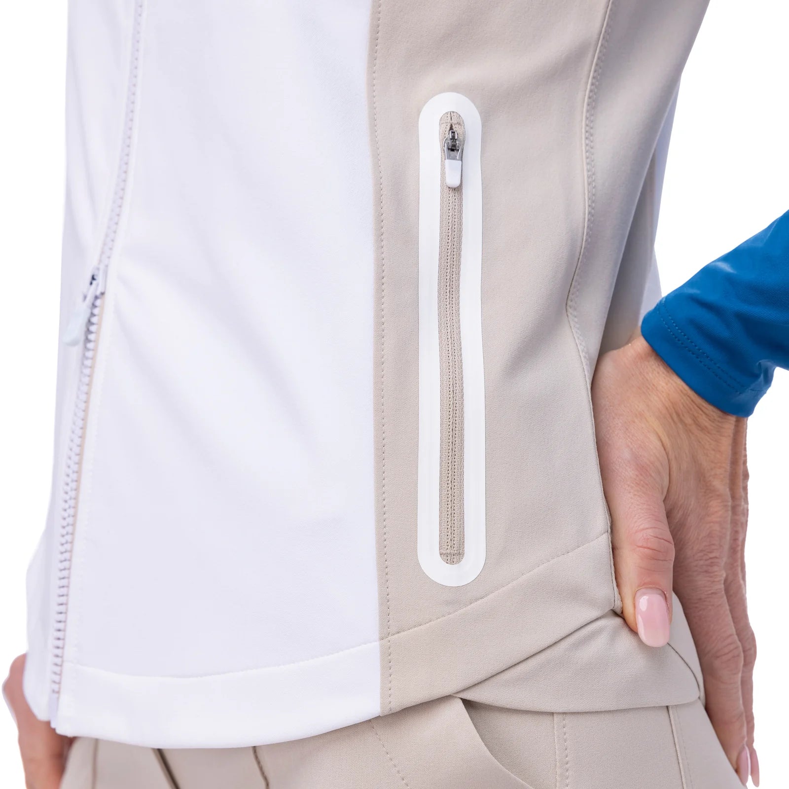 Edinburgh Chalk/Biscotti Wind Vest