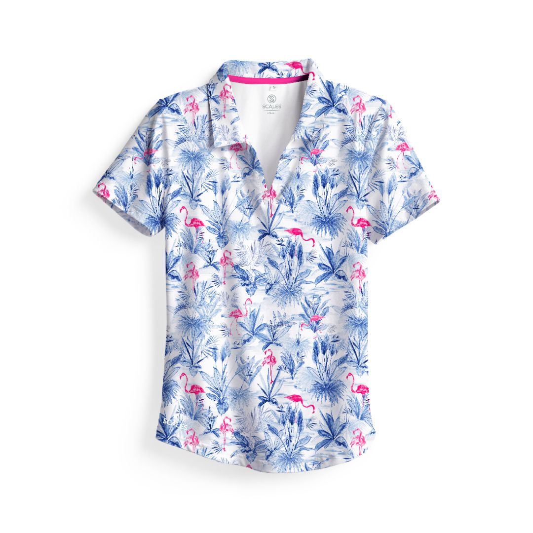 The Flamingo Womens Polo