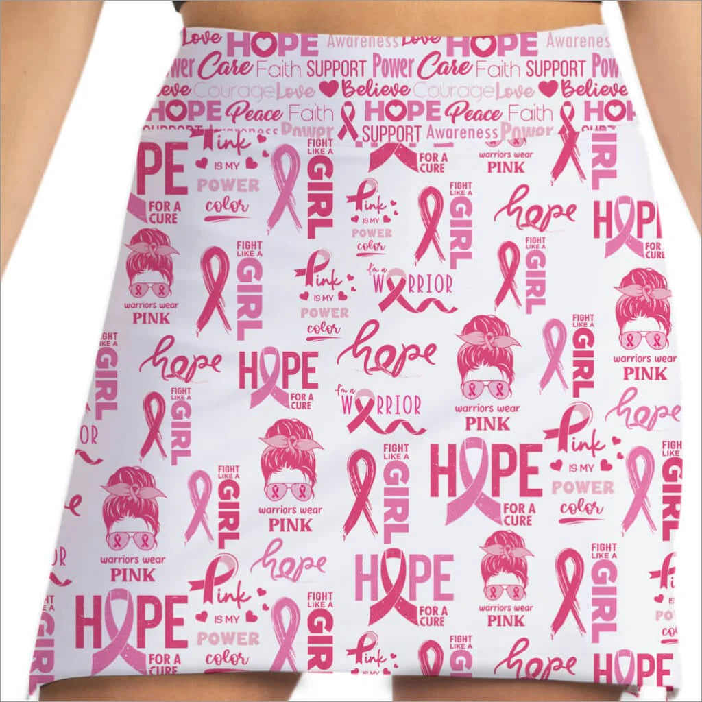 Choose Hope White Skort