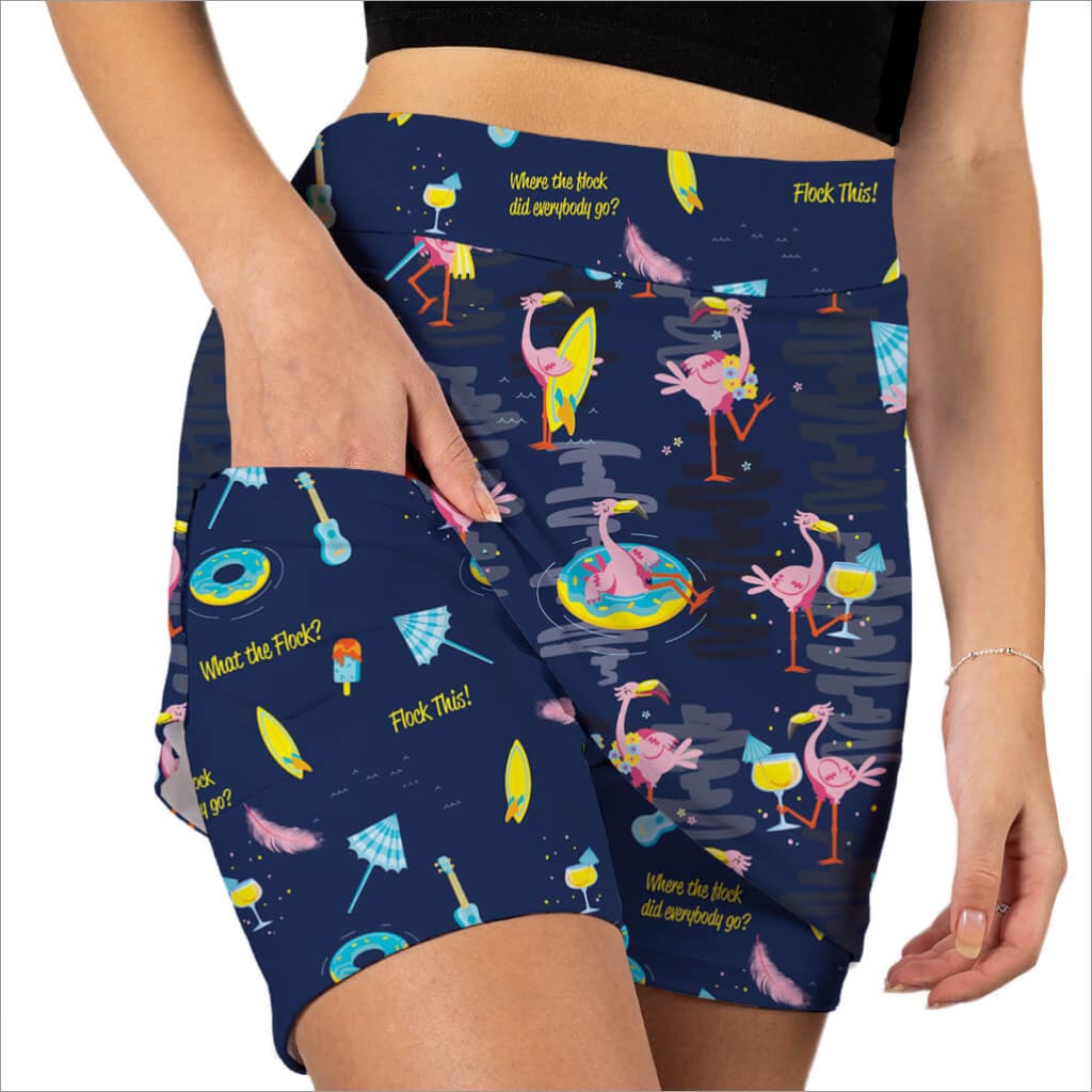 Flock This - Dual Print Skort