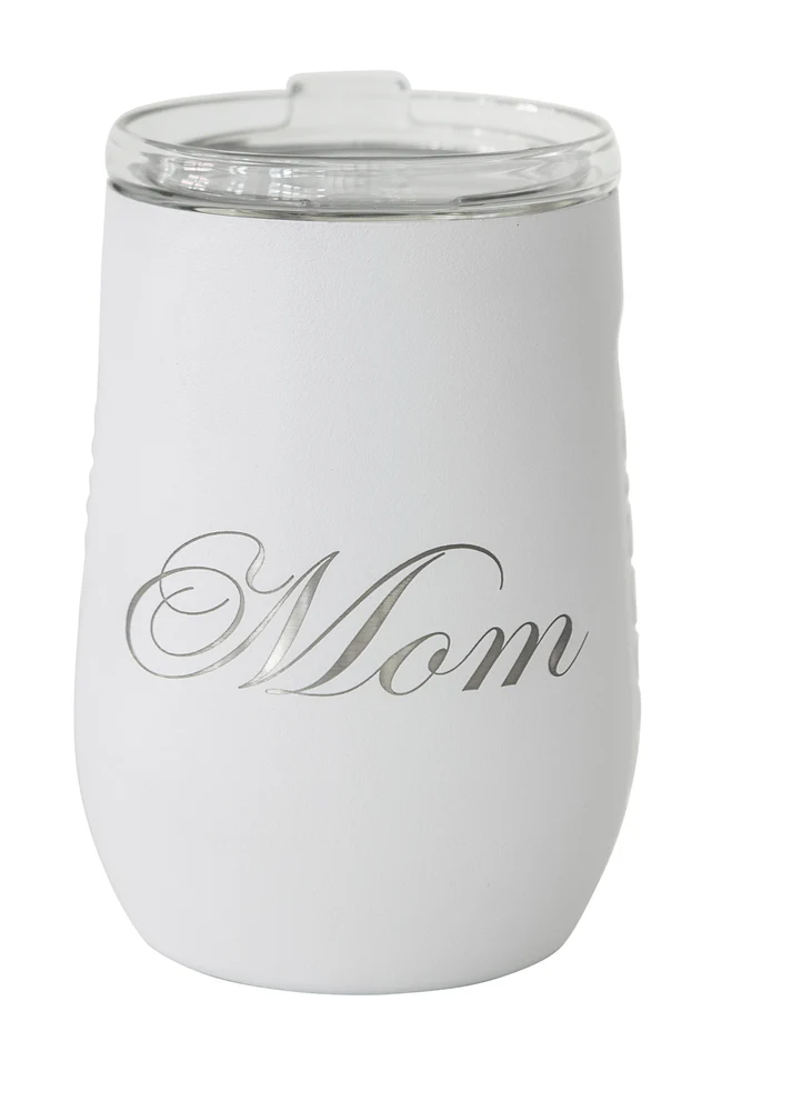 Stemless White with Mom