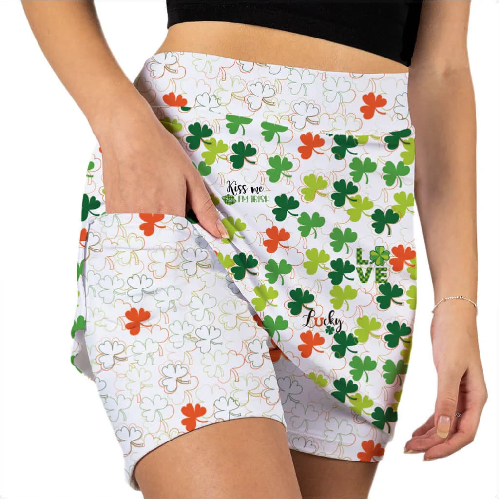 Irish Clovers Skort