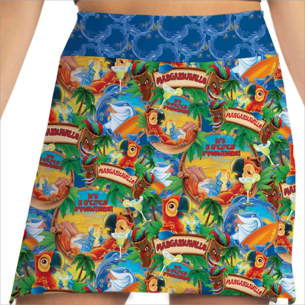 Margaritaville Margaritaville Skort with Pockets - Cute Printed Skort