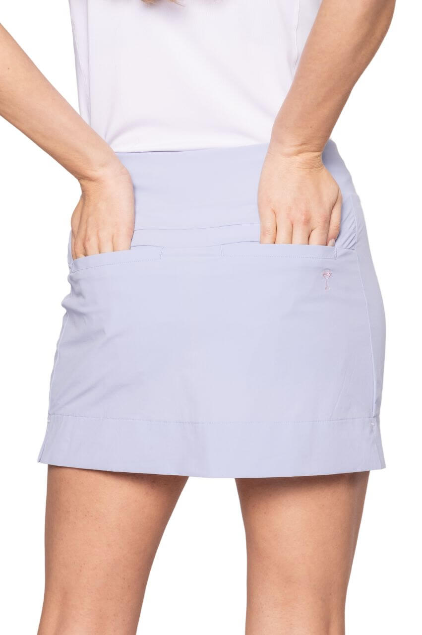 Seersucker Blue Be An Athlete Skort - GolftiniSkorts