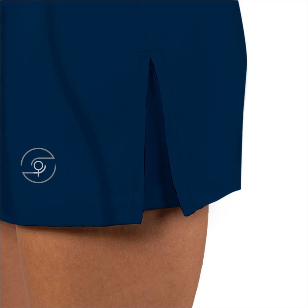 Solid Navy Skort - Travel Skort