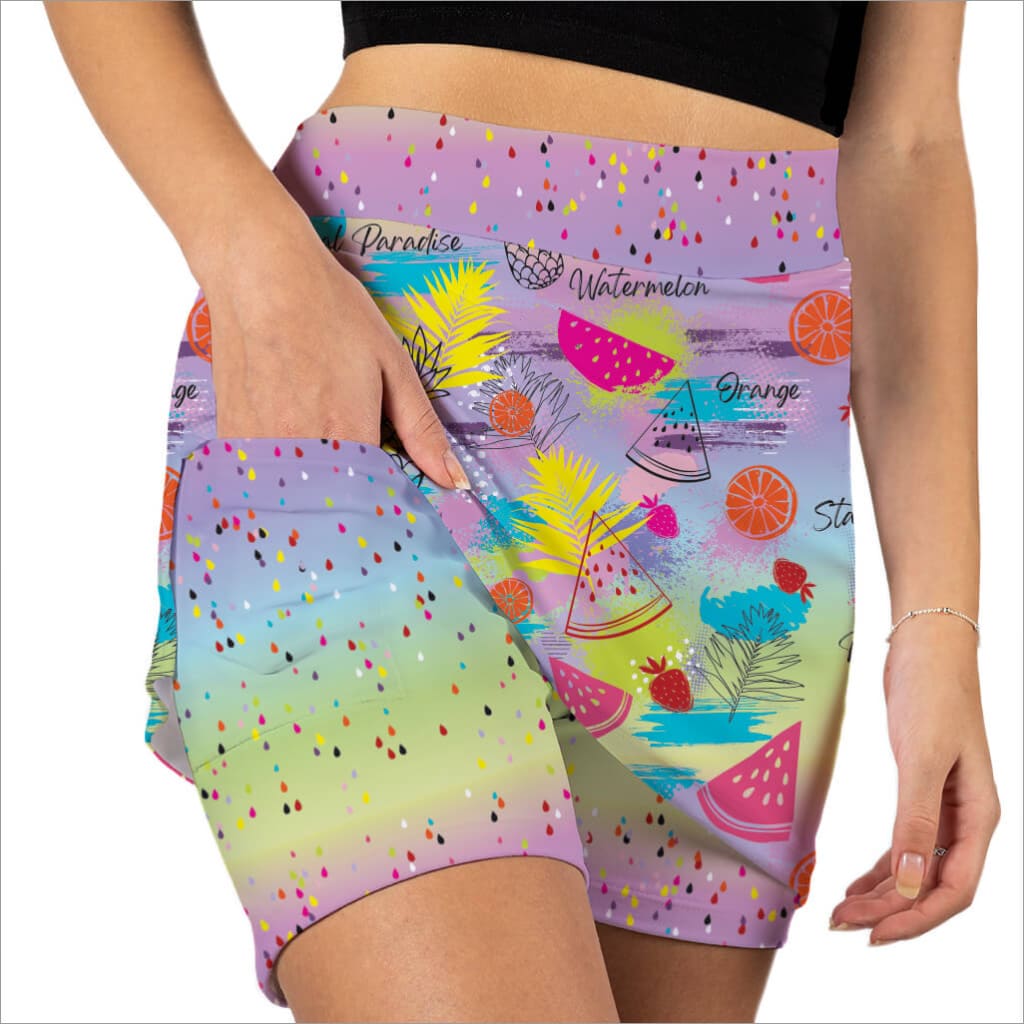 Tropical Paradise Skort fun travel skort