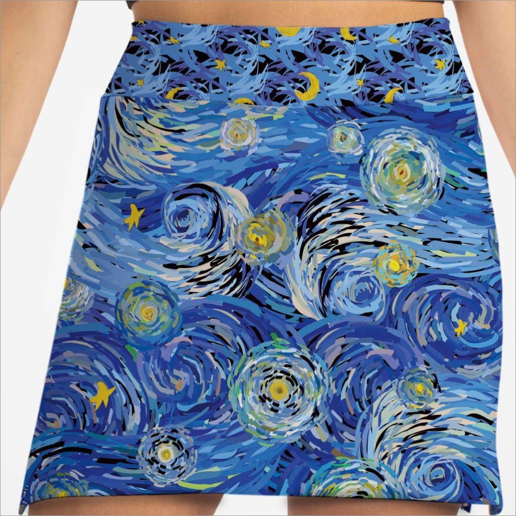 Van Go Abstract Fashion Skort